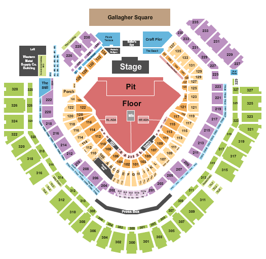 Petco Park RÜFÜS DU SOL Seating Chart